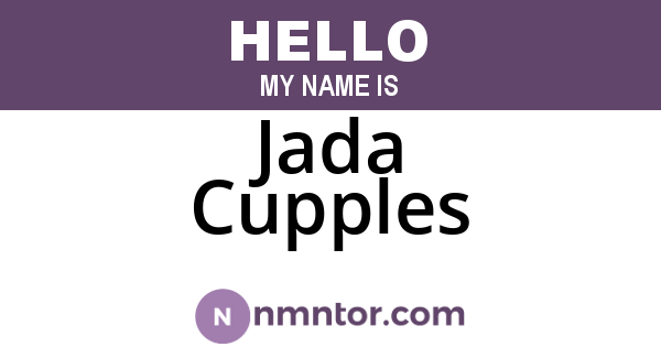 Jada Cupples