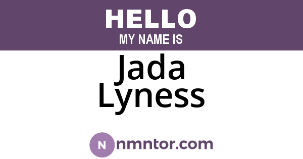 Jada Lyness