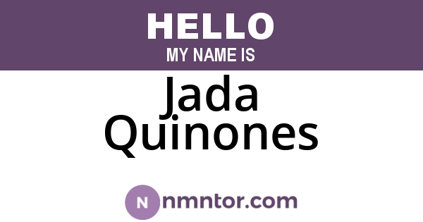 Jada Quinones