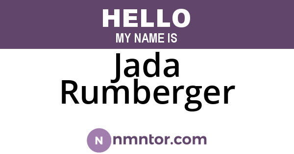 Jada Rumberger