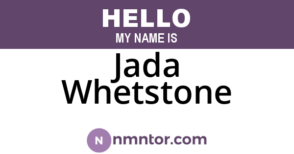 Jada Whetstone