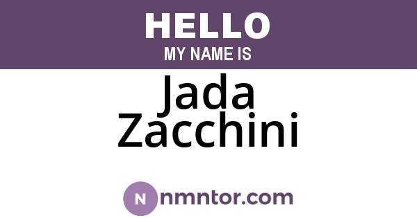 Jada Zacchini