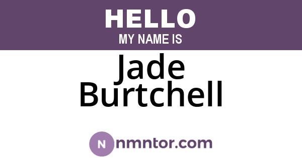 Jade Burtchell