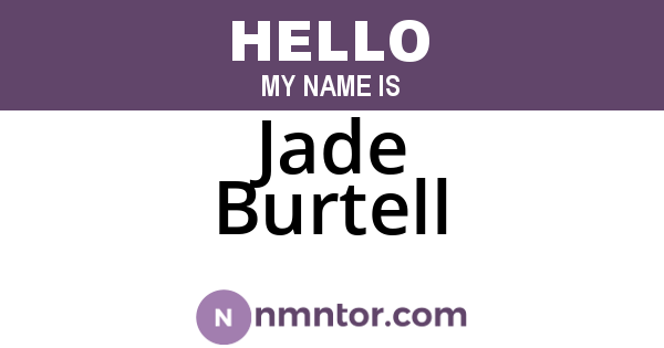 Jade Burtell