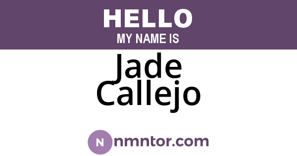 Jade Callejo