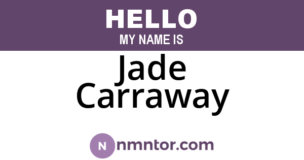 Jade Carraway