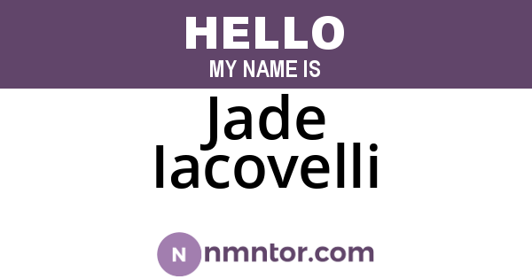 Jade Iacovelli