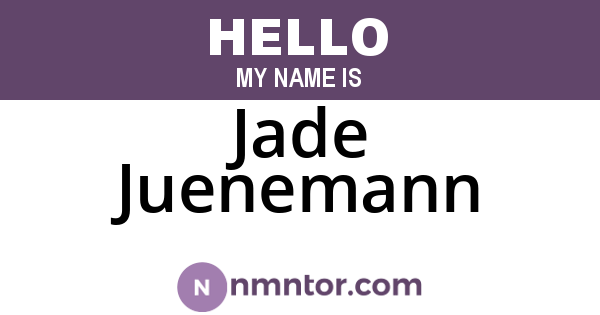 Jade Juenemann