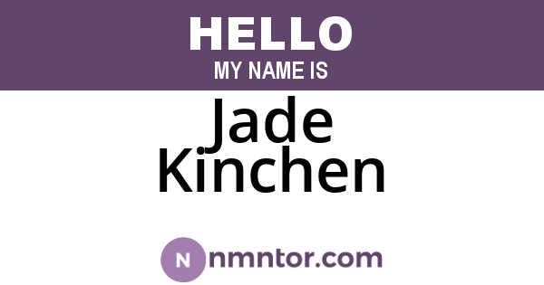 Jade Kinchen