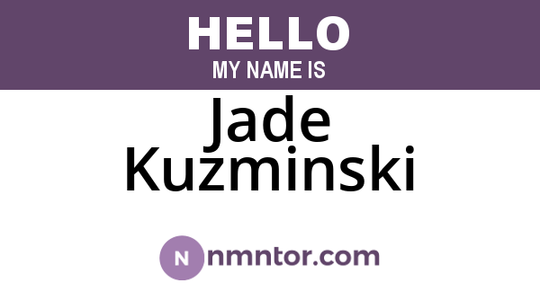 Jade Kuzminski