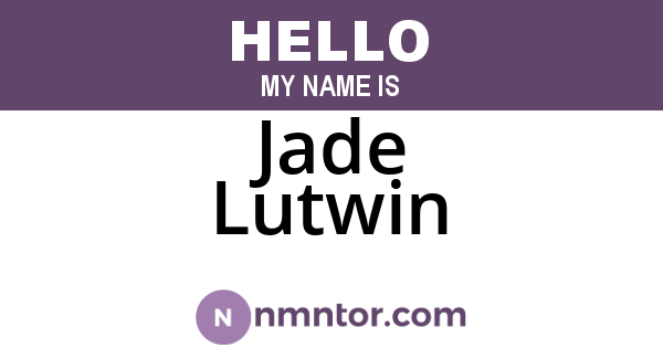Jade Lutwin