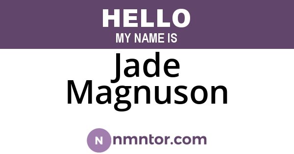Jade Magnuson