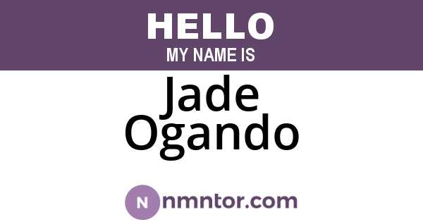 Jade Ogando