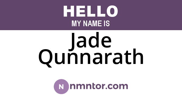 Jade Qunnarath