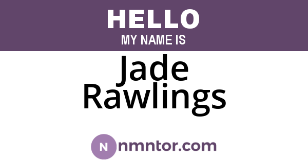 Jade Rawlings