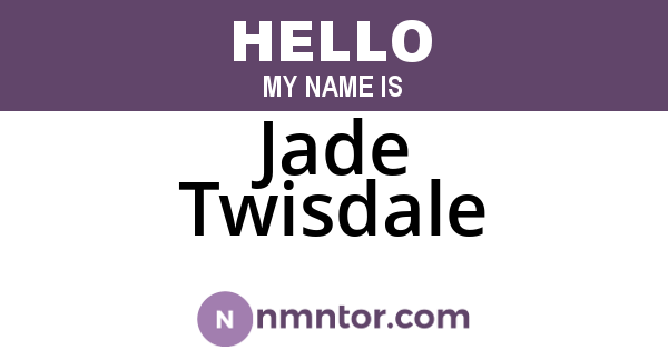 Jade Twisdale