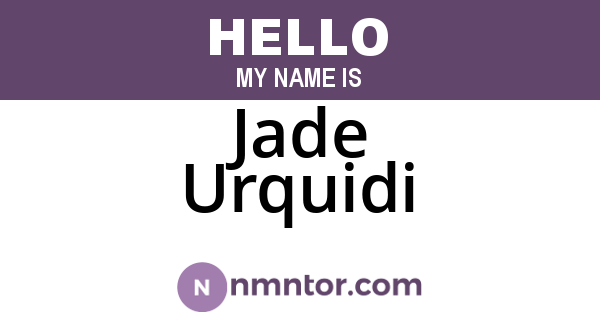 Jade Urquidi