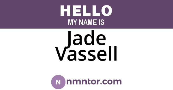 Jade Vassell
