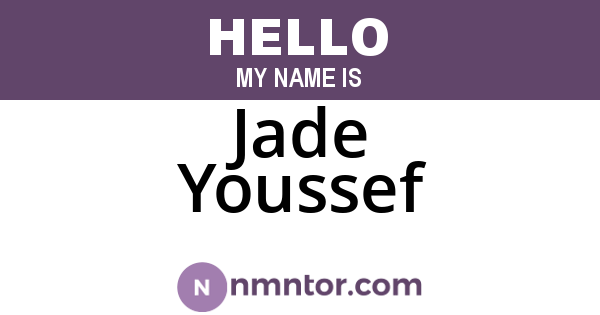 Jade Youssef