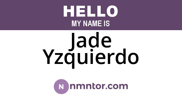 Jade Yzquierdo