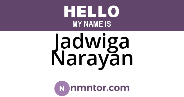 Jadwiga Narayan