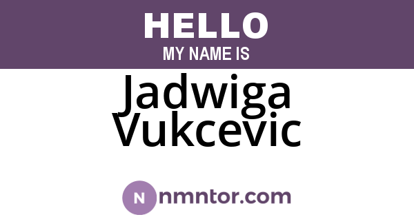 Jadwiga Vukcevic