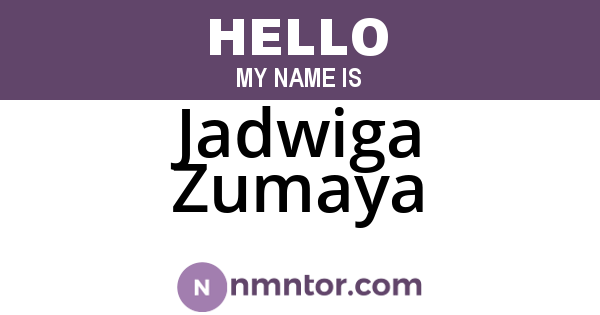 Jadwiga Zumaya