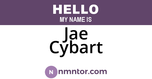 Jae Cybart