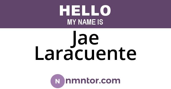 Jae Laracuente