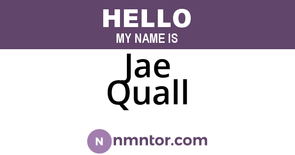 Jae Quall