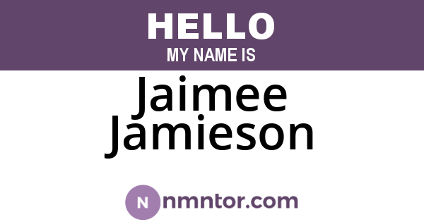 Jaimee Jamieson