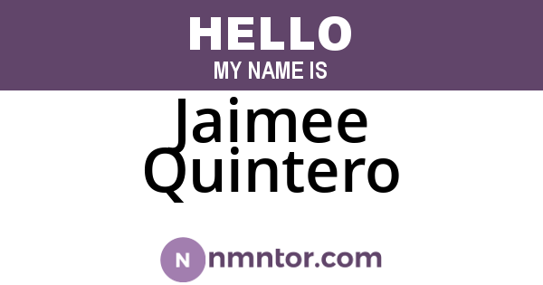 Jaimee Quintero