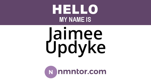 Jaimee Updyke