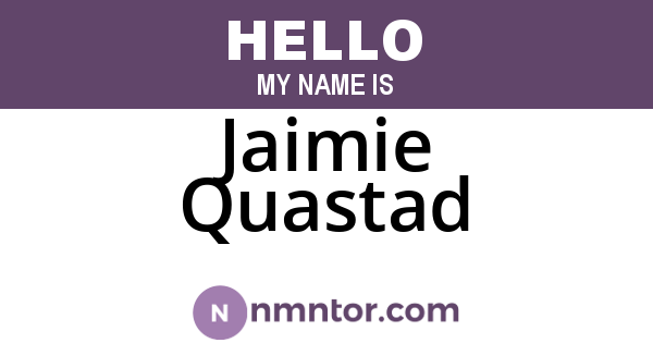 Jaimie Quastad