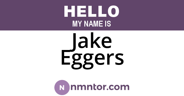 Jake Eggers