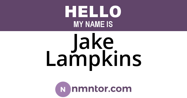 Jake Lampkins