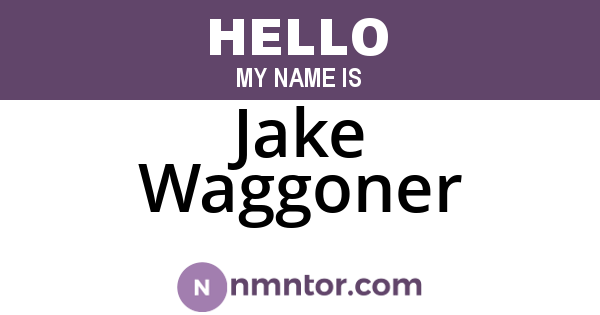 Jake Waggoner