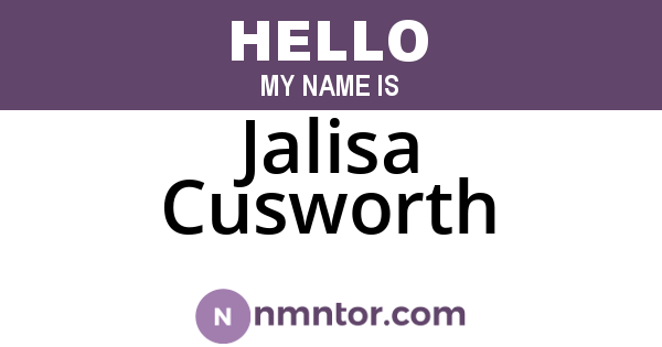 Jalisa Cusworth
