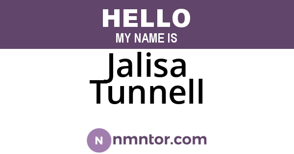 Jalisa Tunnell