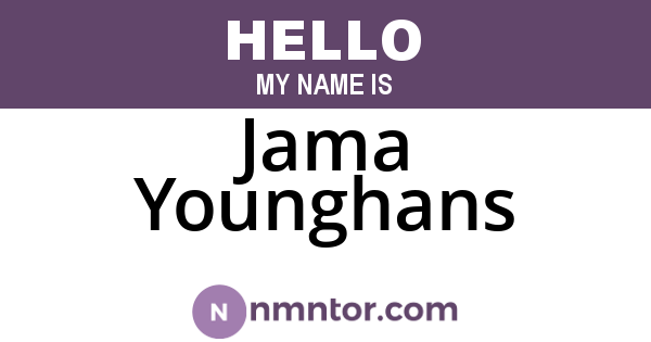 Jama Younghans