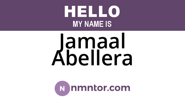 Jamaal Abellera
