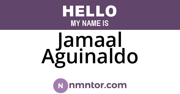 Jamaal Aguinaldo