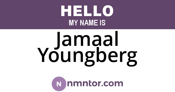 Jamaal Youngberg