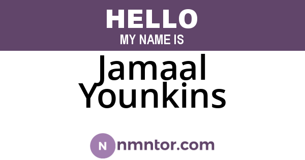 Jamaal Younkins