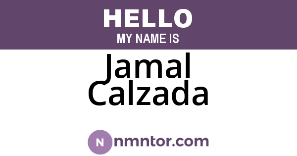 Jamal Calzada