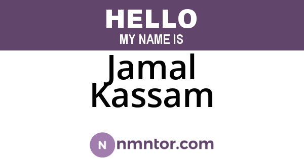 Jamal Kassam