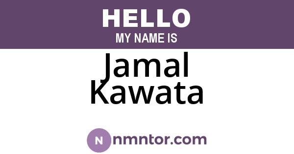 Jamal Kawata