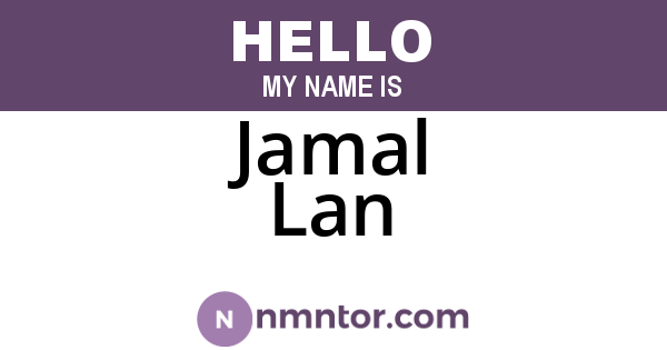 Jamal Lan