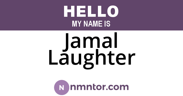 Jamal Laughter