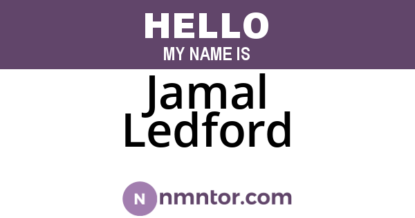 Jamal Ledford